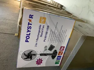 Adjustable 16-Inch Pv-8516b Polystar Rechargeable Fan