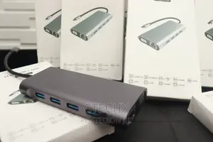 11 in 1 Usb-C Hub Portable Multi-Port Adapter