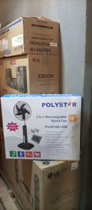 Polystar 16" Rechargeable Fan