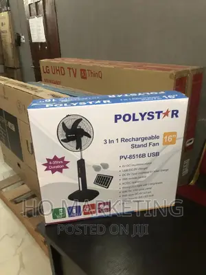 Polystar Rechargeable Standing Fan 16 " 3 in 1
