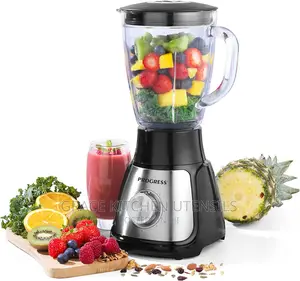 Progress Glass Jug Blender Smoothie Maker, 1.5 L Glass Jug