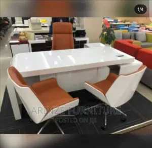 Set of Office Chairs and Table