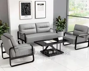 New Modern Leather 5 Seaters Sofa Chair