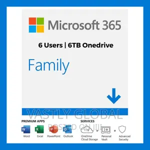 Office 365 Family Admin- 6 Users | 6tb Onedrive