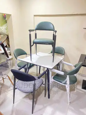 Green Chair and Table