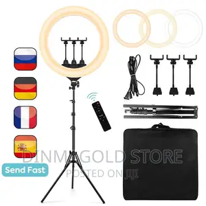 22 Inch (55cm) Ring Light Kit 60w