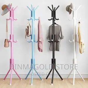 Clothes Three Coat Rack Metal