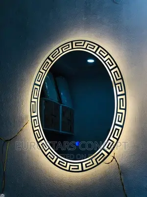 Oval LED Lights Mirror