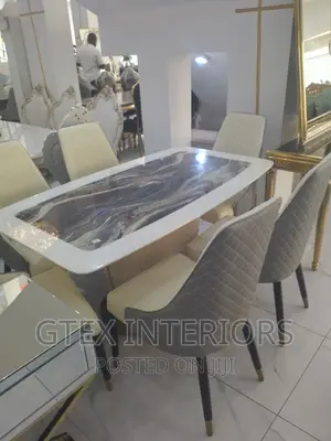 Marble Dinning Table Set