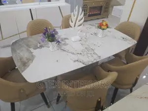 Luxury Marble Dinning Table Set
