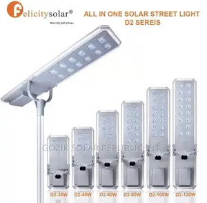 Felicity 30-120w D2 Series All in One Solar Street Light