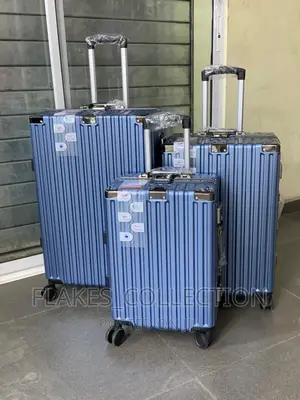 Set of 3 Aluminum Hardshell Luggage Box