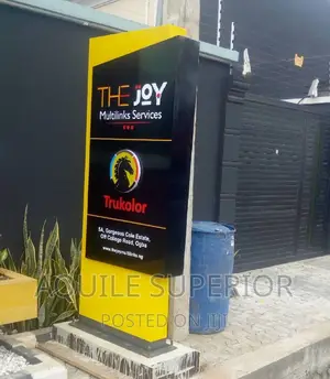 A 12ft by 3ft Pylon Signage