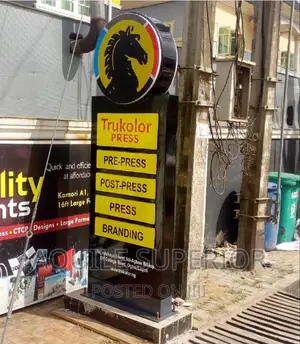 A 8ft by 3ft Pylon Signage