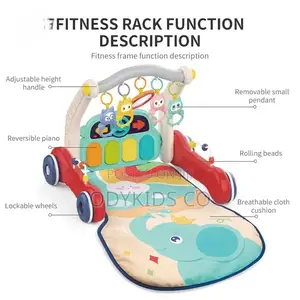 Infant 2 in 1 Multifunctional Baby Walker Pedal Fitness