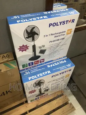 Brand New Polystar 3 in 1 Rechargeable 16 Inches Fan