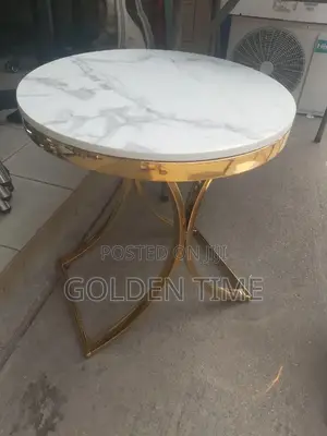 Round Marble Said Stool