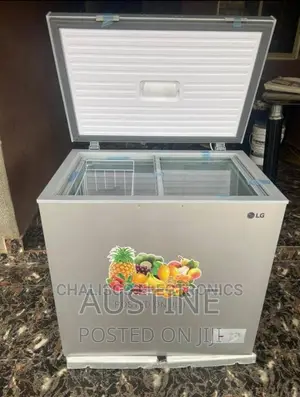 Brand New LG 250L Chest Freezer>Silver Colour>External>Glass
