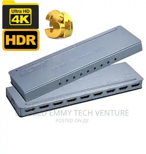 8 Port HDMI Splitter 1x8 1 in 8 Out HDMI