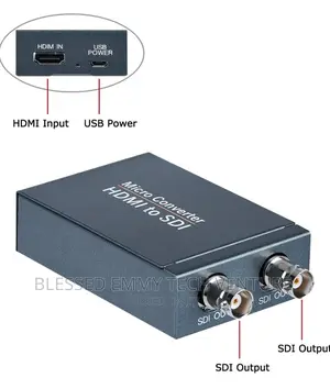 Hdmi to Sdi Converter, Micro Converter One Hdmi in Two Sdi