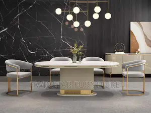 New Modern Luxury Dining Table Set