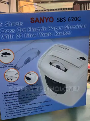 Sanyo Paper Shredder SBS 620c