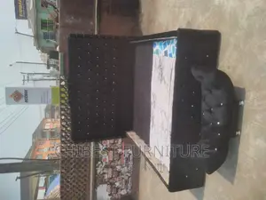 Quality 6by6 Ulphostery Padded Bed Frame With One Footrest