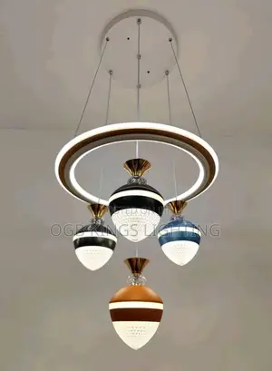 Modern LED Chandelier 4in1 Dropping Pendant Light