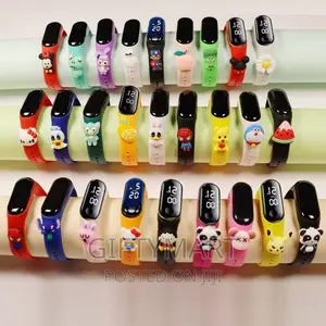 Children Character Digital Led Wrist Watch