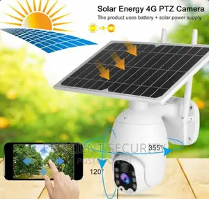 Solar PTZ 4G Camera Wireless