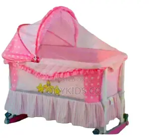 Rocking Baby Bed With Foldable Tires