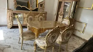 New Modern Royal Dinning Table Set of 6 Chairs
