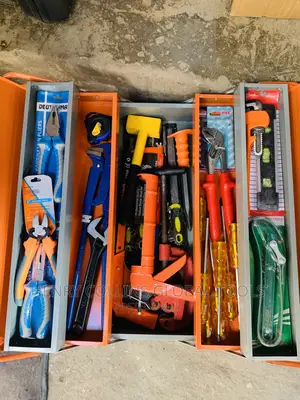 Set of Plumbing Tools Box