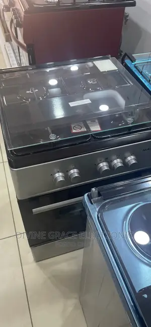 60x60 Basic Gray Maxi Gas Cooker