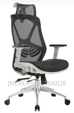 Quality Imported Executive Office Chair With Head Rest.