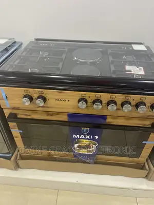 60x90 4bunner 2 Electric Cast Maxi Gas Cooker