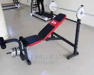 Weight Bench With 50kg Dumbbells Case Dumbbell