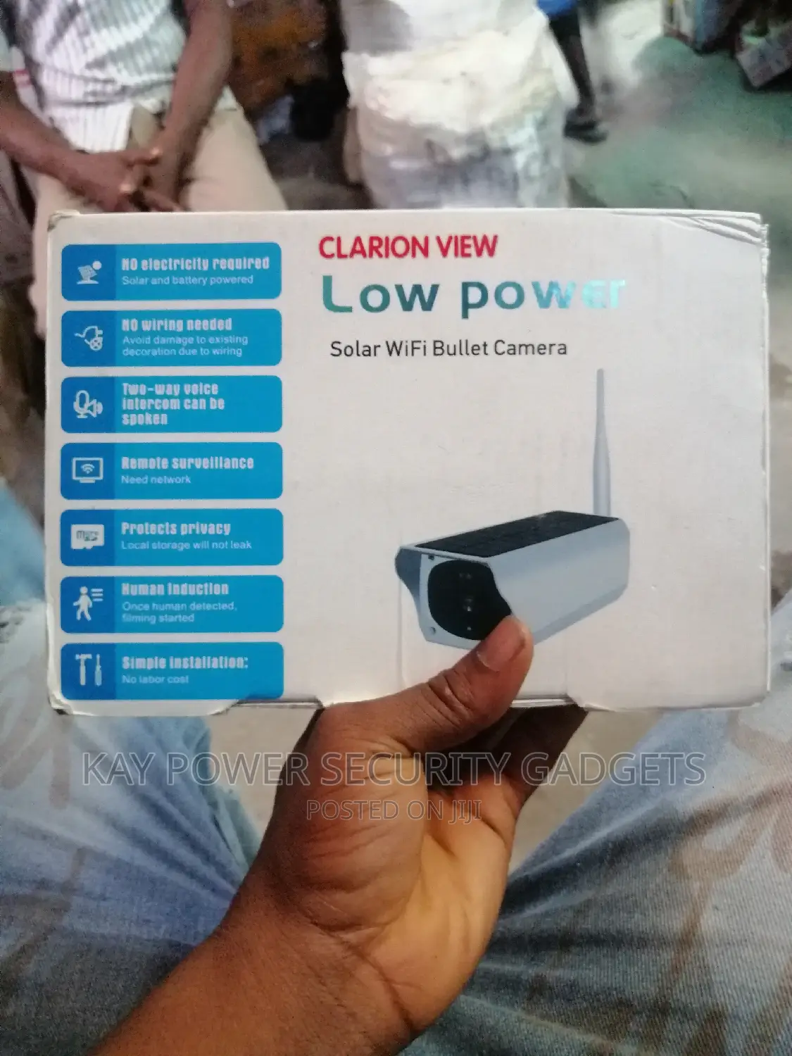 Low Power Solar Wifi Camera