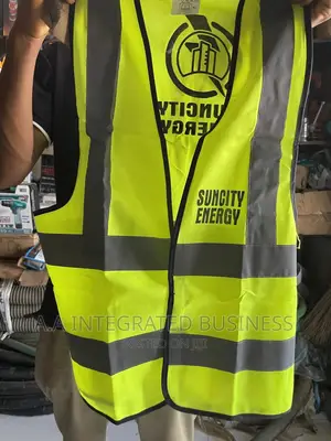 Reflective Jacket With Front And Back Printing