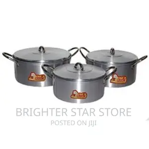 Picasso Cooking Pot Set 3 Pieces- Big Size (25, 27 29cm)