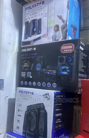 Brand New Polystar Sound System With Dual Bluetooth