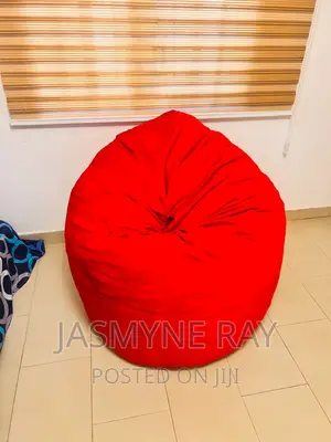 6ft Red Exotic Bean Bag Sofa