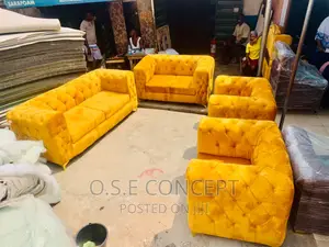 Exquisite Gold Chesterfield