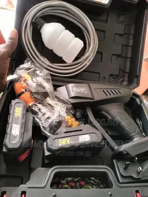 Portable Cordless Rechargeable High Pressure Washer 98v