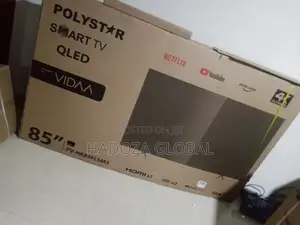 New Polystar 85" Qled Smart TV
