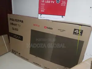 NEW Polystar 85" Qled Smart Tv- Ultra HD