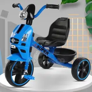 Safety Kids Bike Tricycle 3 Wheel High Steel Baby Bicycle