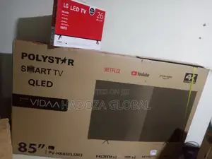 New 85 Inches Polystar Qled Smart TV