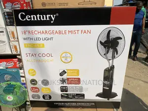 Century Rechargeable Mist Fan - 18 Inches