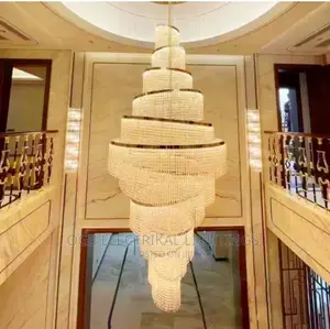 Long Luxury Staircase Chandelier